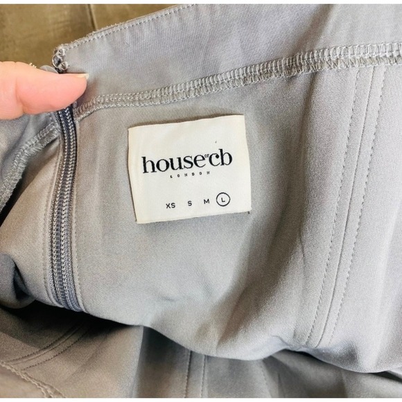 House of CB Mirabelle Smoke Lace Up Corset Women's Size L - Picture 10 of 15